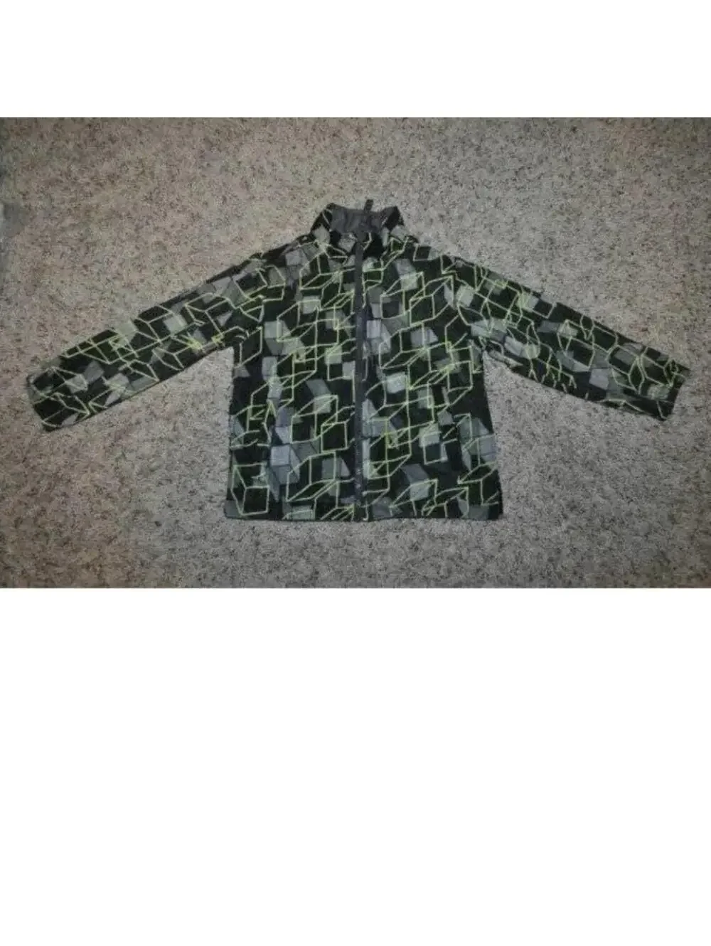 Boys All Weather Jacket 4/5 Gray Yellow 4 in 1 Winter Spring Fall Athletech